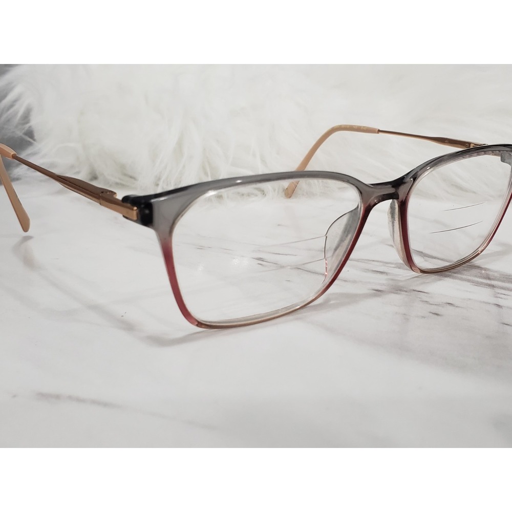 Ted Baker TFW009 Gry Gray Rose Gold Eyeglasses Frames Only Size 55-16-145 - Picture 7 of 7